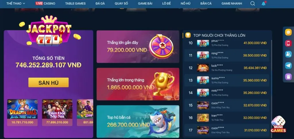 Trò chơi Nổ Hũ Phiêu Lưu
